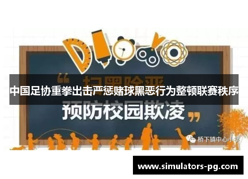 中国足协重拳出击严惩赌球黑恶行为整顿联赛秩序